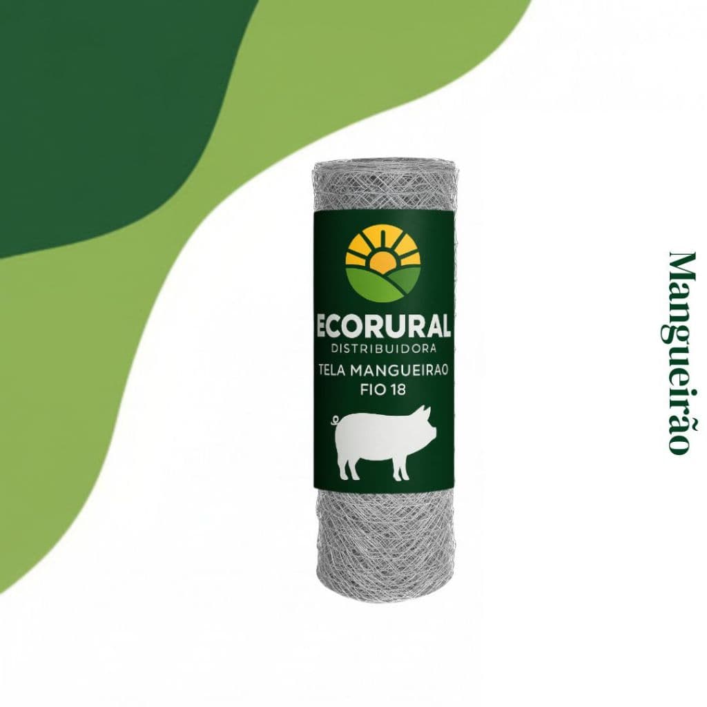Rolo Tela Mangueirão Fio 18 1,20x25 Galvanizada - Cercamento Rural