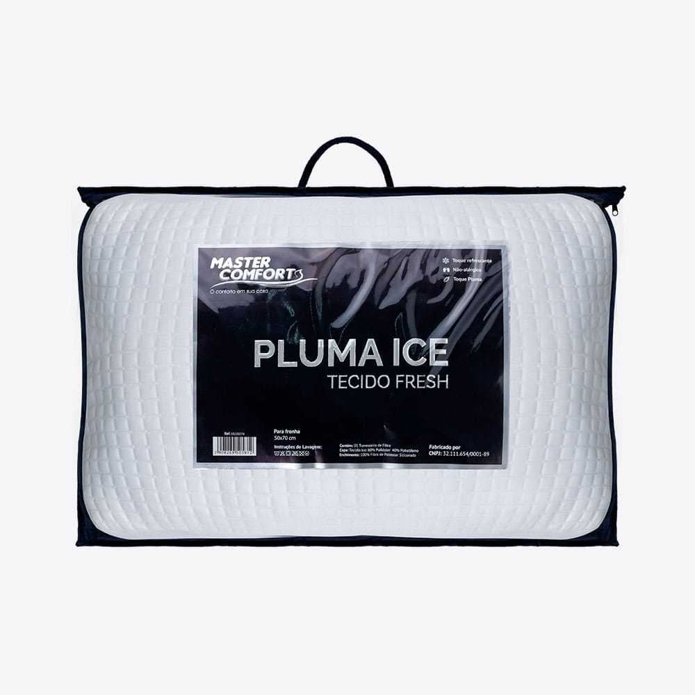Travesseiro Master Comfort Pluma Ice – Fibra Siliconada Toque de Pluma Refrescante