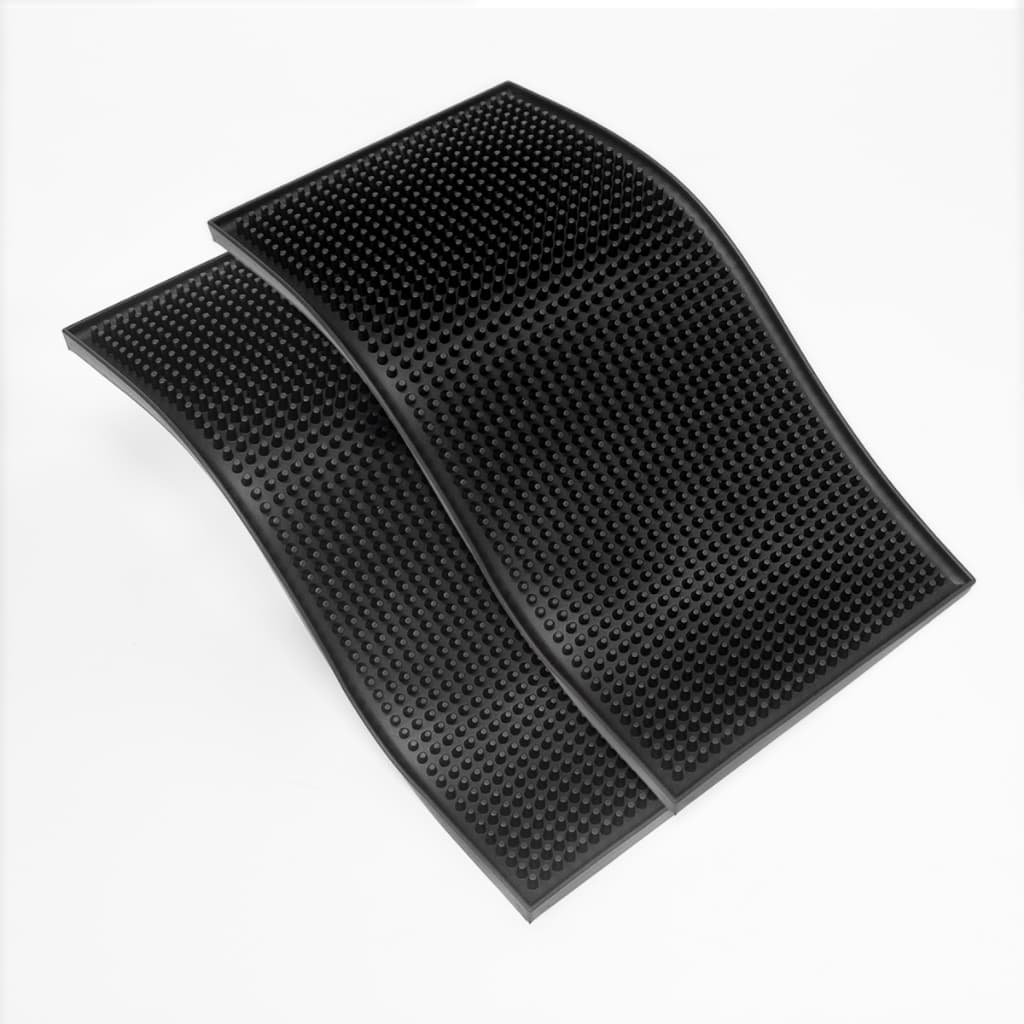 Tapete Barmet Emborrachado PVC 30x15cm Antiderrapante para Barman Bar Balcão Mesa Copos e Garrafas