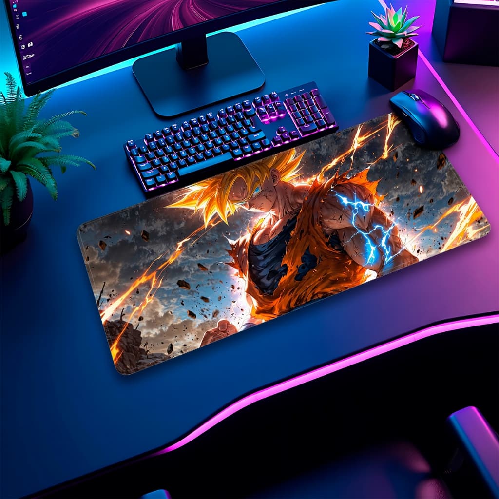 Mouse Pad Gamer Emborrachado e com Estampas Anime