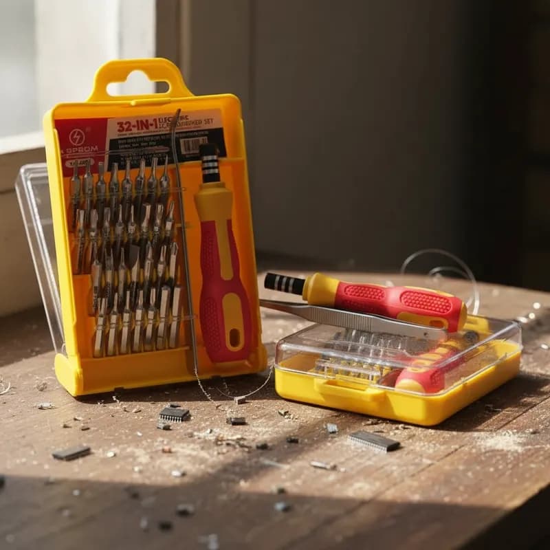 Mini Kit Ferramentas De Precisão Fenda Philips Torx 32 In 1