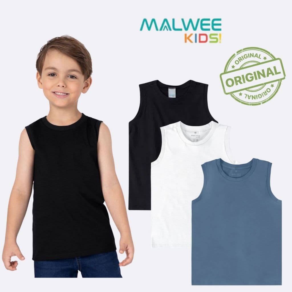 Regata Infantil Menino Com Proteção Uv Infantil Malwee Kids