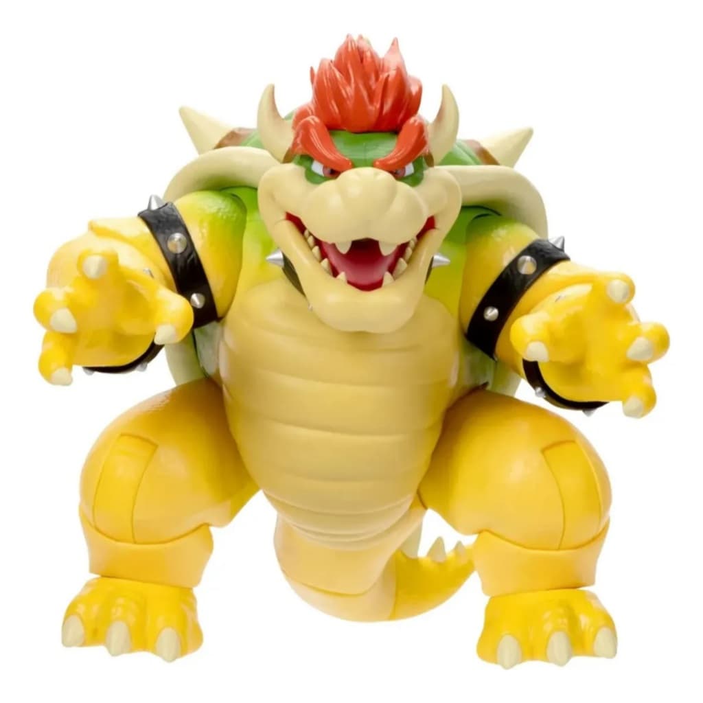 Bowser De Super Mário O Filme Efeitos De Bafo De Fogo 18cm