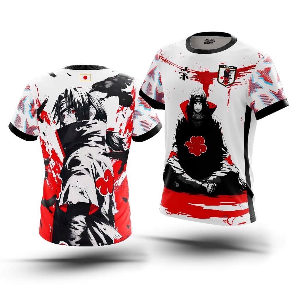 Camiseta Anime Naruto JAPÃO "ITACHI" Masculina / Infantojuvenil