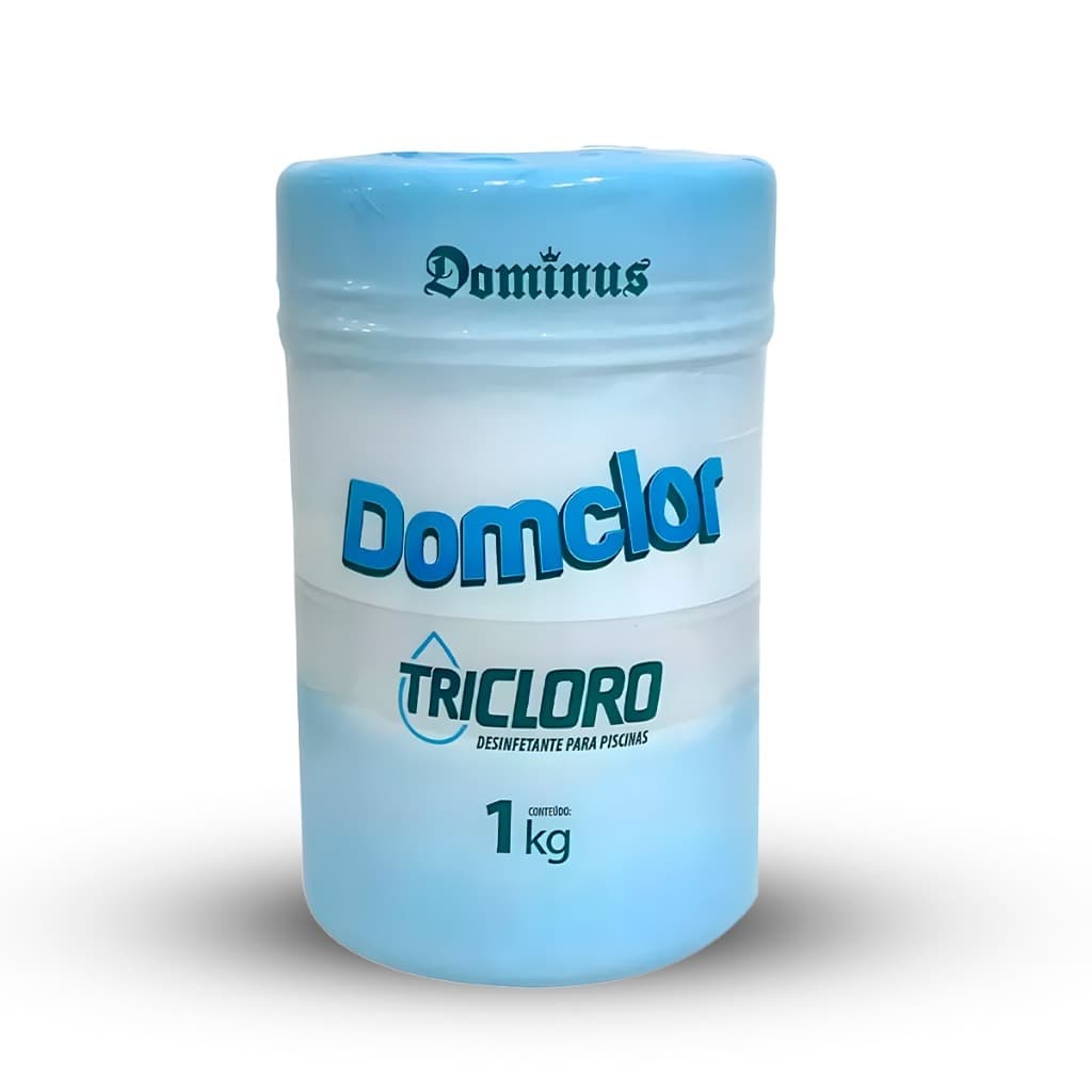 KIT 5 PASTILHAS DE CLORO DOMCLOR 200G  - LIMPEZA MANUTENÇÃO PISCINAS