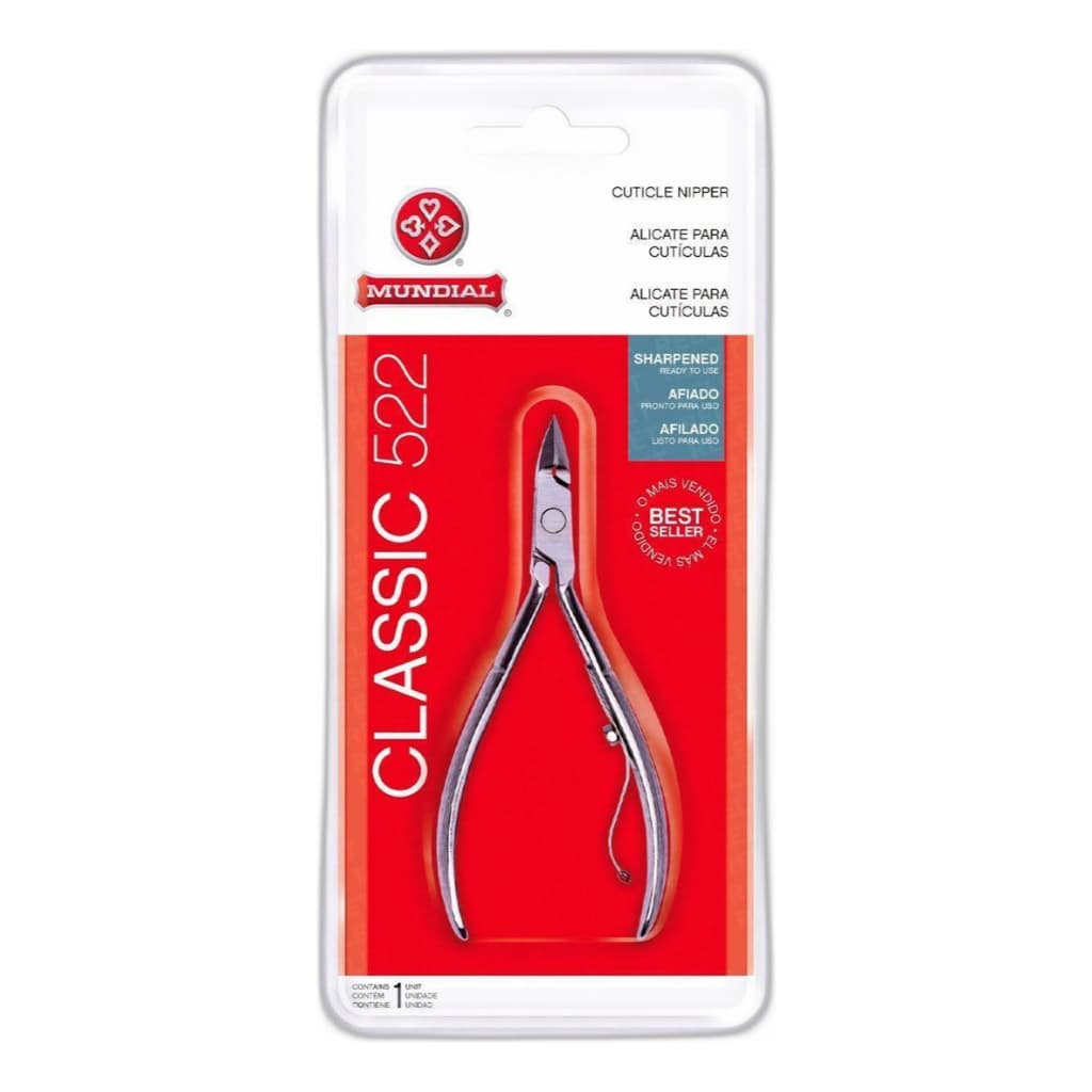 Alicate De Cuticula Profissional Classic 522 Mundial Afiado