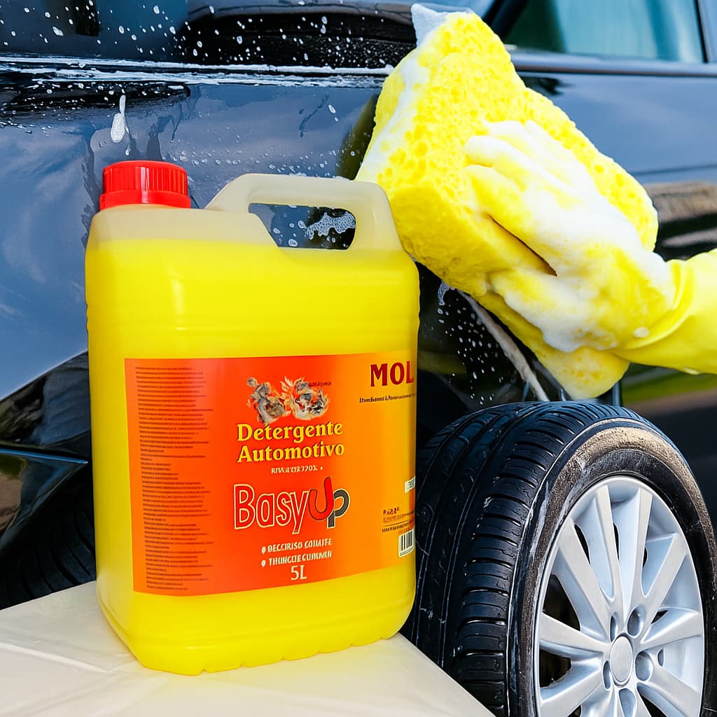 Shampoo Detergente Automotivo Basy Up Alta Performance 5L Snow Foam Limpeza Profunda Veiculos
