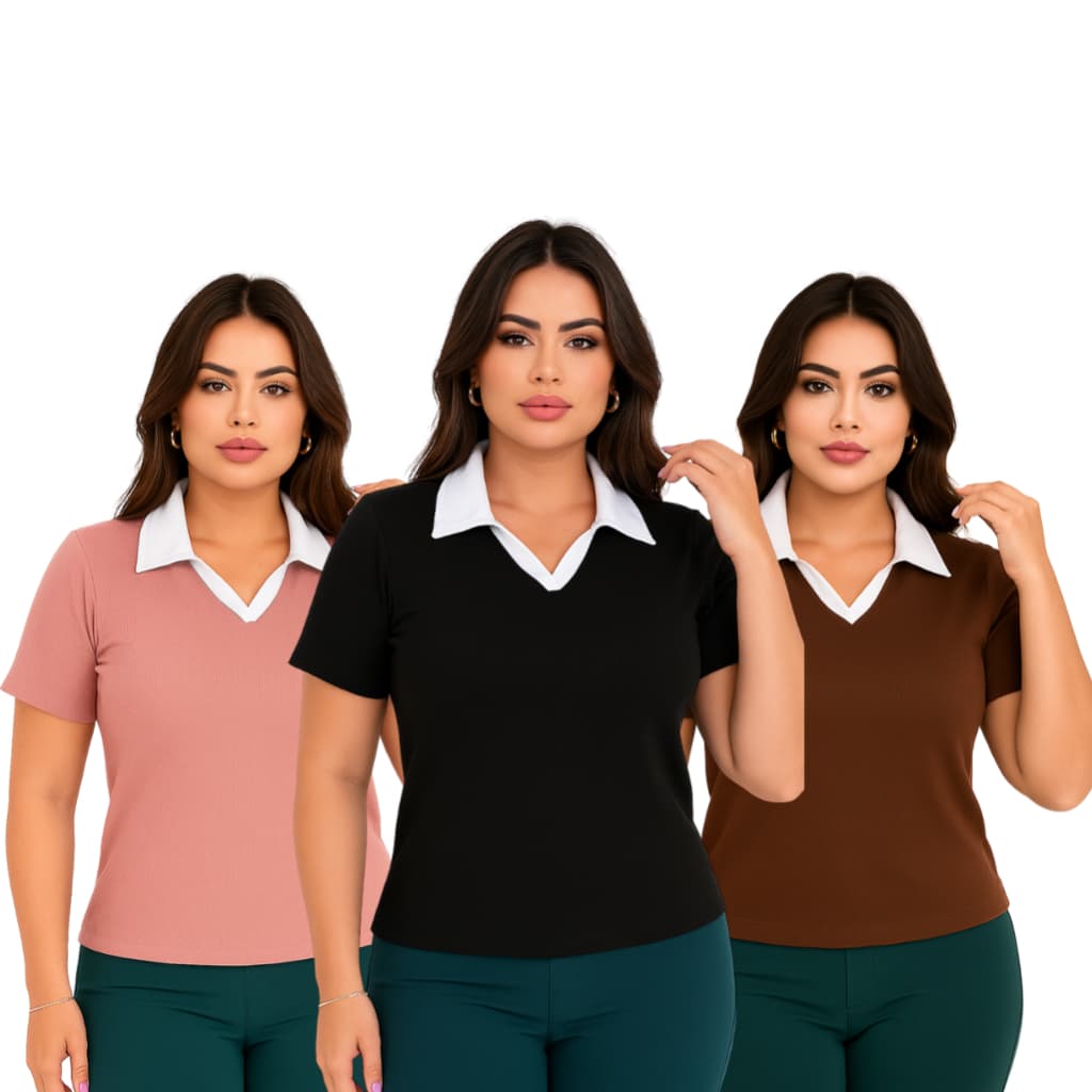 Blusa Feminina Social Canelada Moda Evangélica Elegância e Conforto Verão 2026