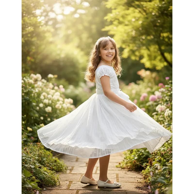 Vestido infantil menina  renda  luxo moda evangélica batizado  festas daminha casamentos NATAL