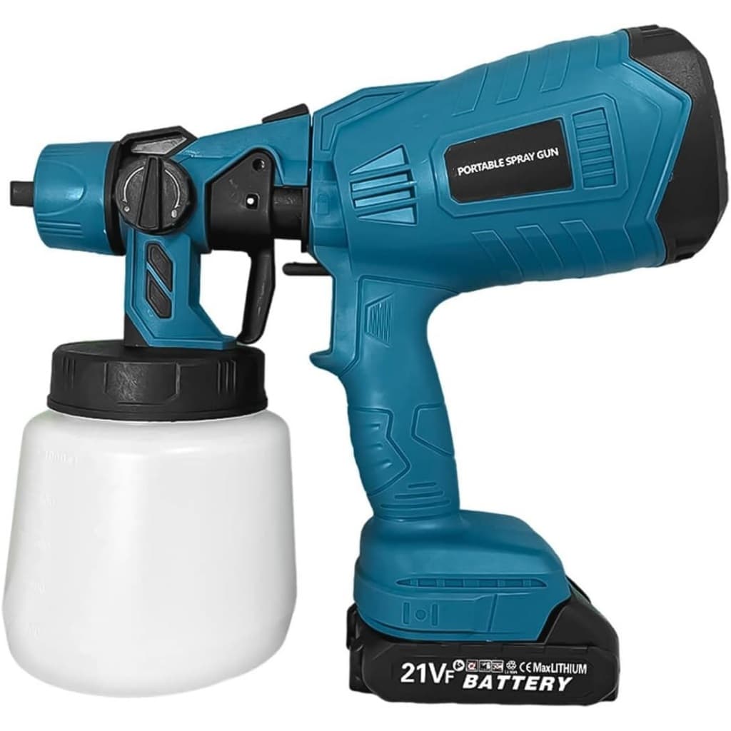 Pistola Pulverizadora com Kit completo e 2 baterias Pintura Fácil e Rápida