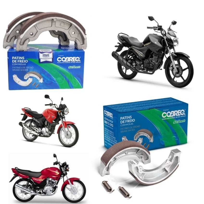 Kit Lonas Freio Dianteira E Traseira YAMAHA YBR - FACTOR 125-150 - FAZER 150-250 - LANDER - CROSSER