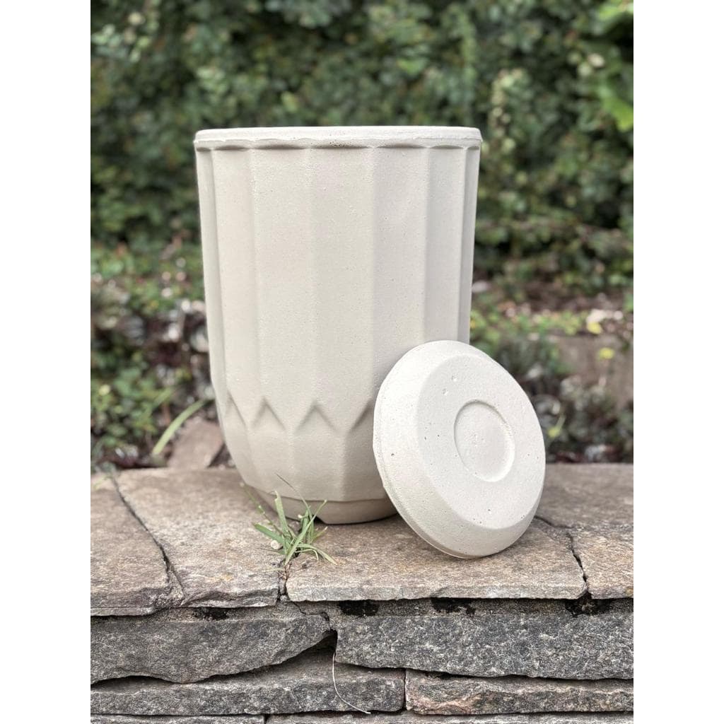 Vaso para Planta com Prato - Vaso Decorativo para Sala e Jardim P e M