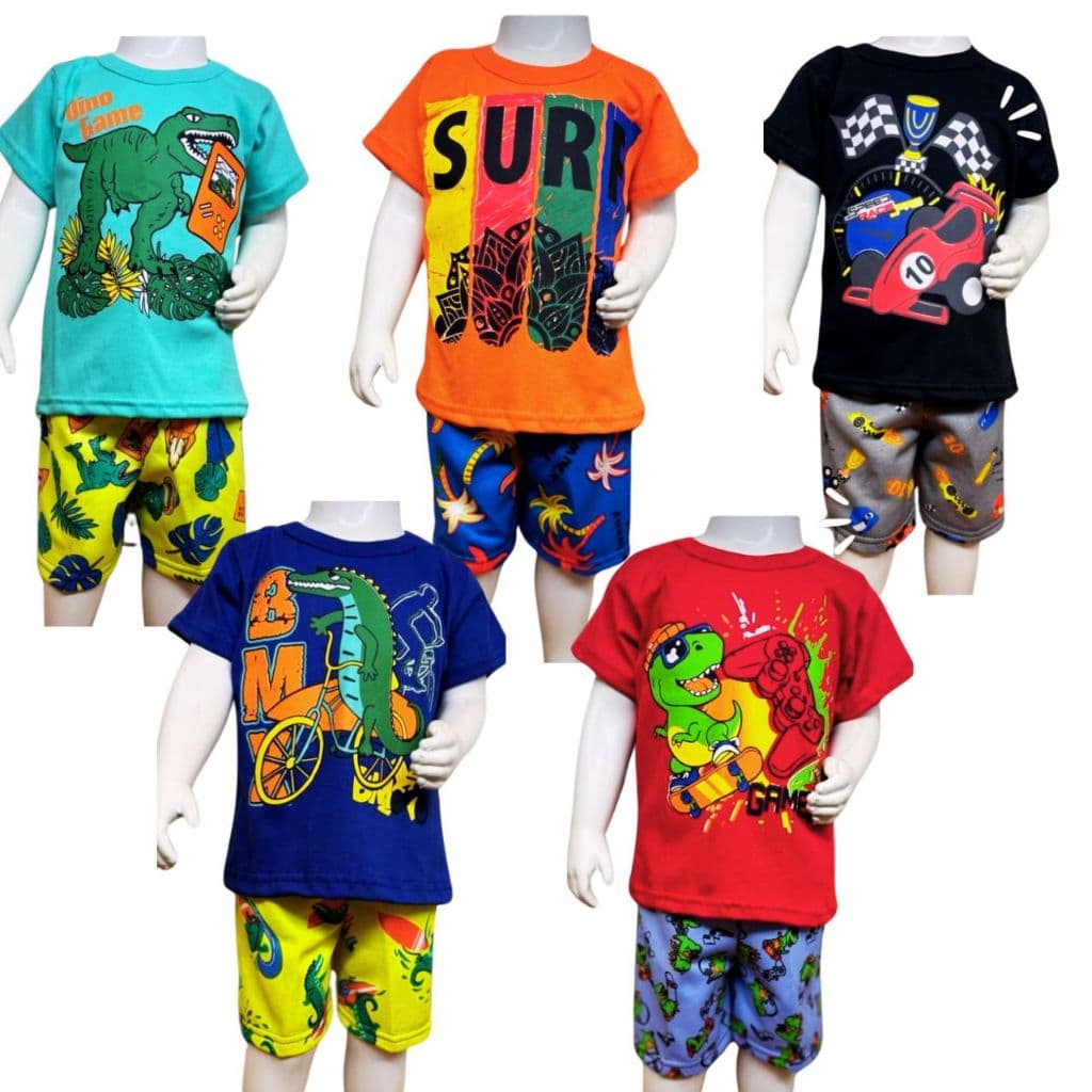 Kit  Roupas Infantil Conjunto de Roupa Menino dos 6 mês ao 7 anos