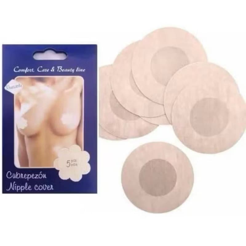 10Pçs / 5Pares Tapa-Seios Invisível Adesivo Protetor de Seios com 6cm de Diâmetro para Tampar Mamilos