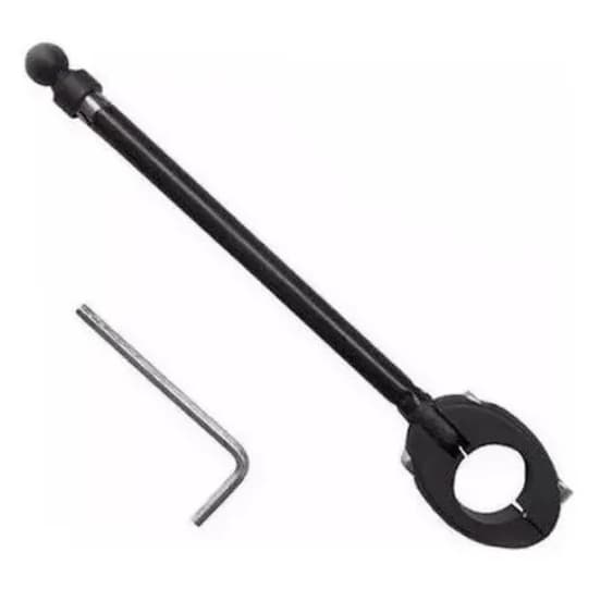 Antena Corta Pipa Moto Retrátil Anti Cerol Aço Inox Guidão