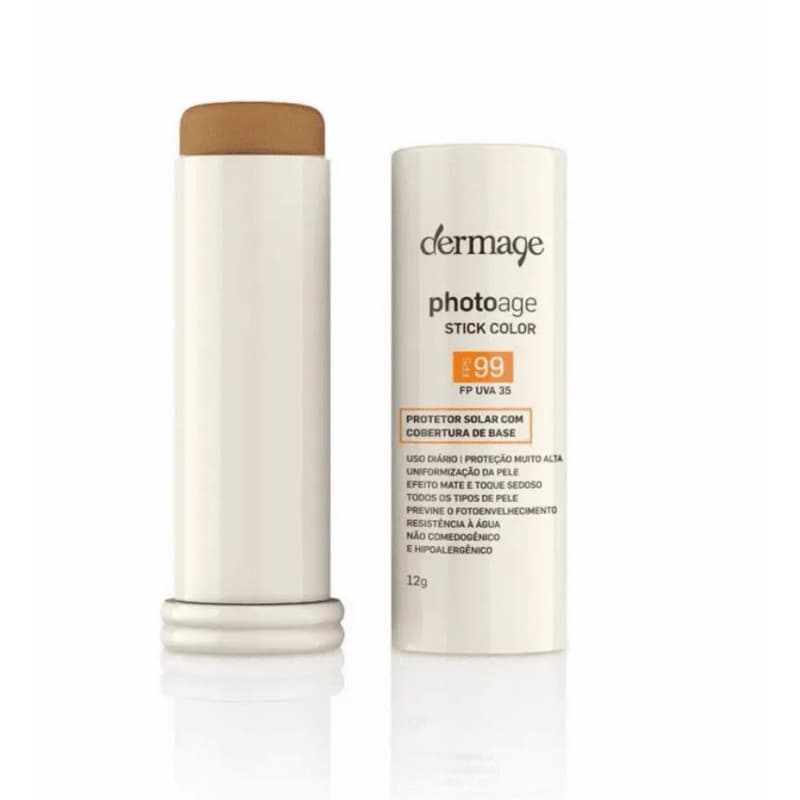 Dermage Photoage Stick Color Fps 99 Cor D Médio 12G