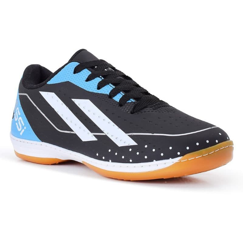 Chuteira Futsal Envio Rápido Adulto Masculino Feminino Branco Preto Tênis Quadra Salão Cimento