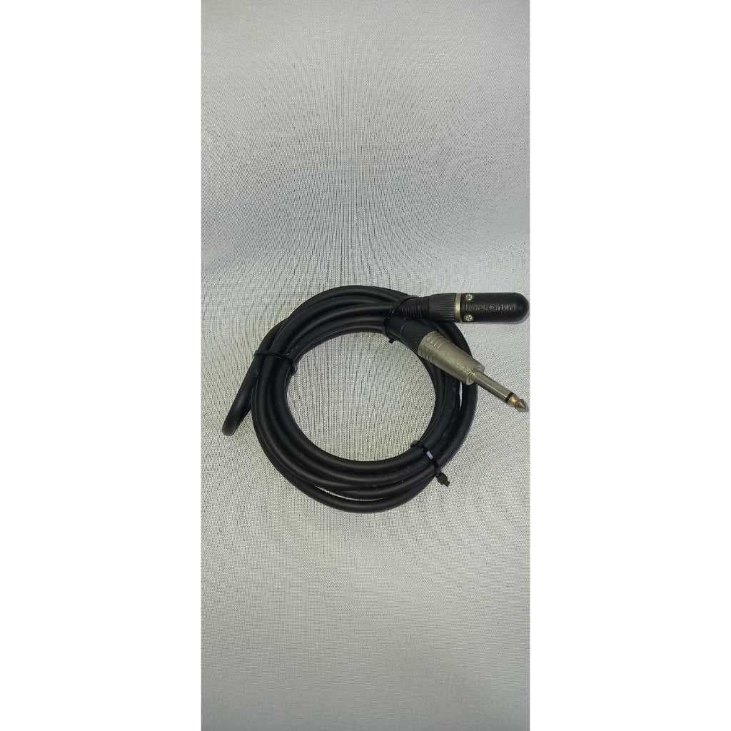 Cabo RockCable profissional para guitarra e outros P10/P10 300 cm bitola 6mm