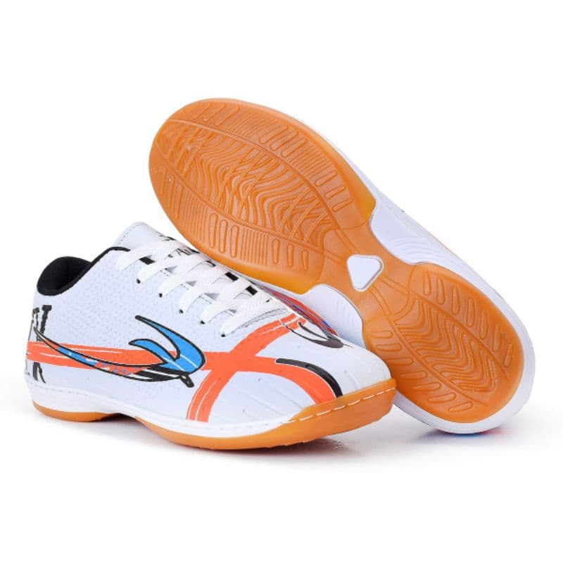 Chuteira Futsal Do 34 ao 43 Branco Masculino Feminino Unissex Futebol de Quadra Salão Envio Rápido