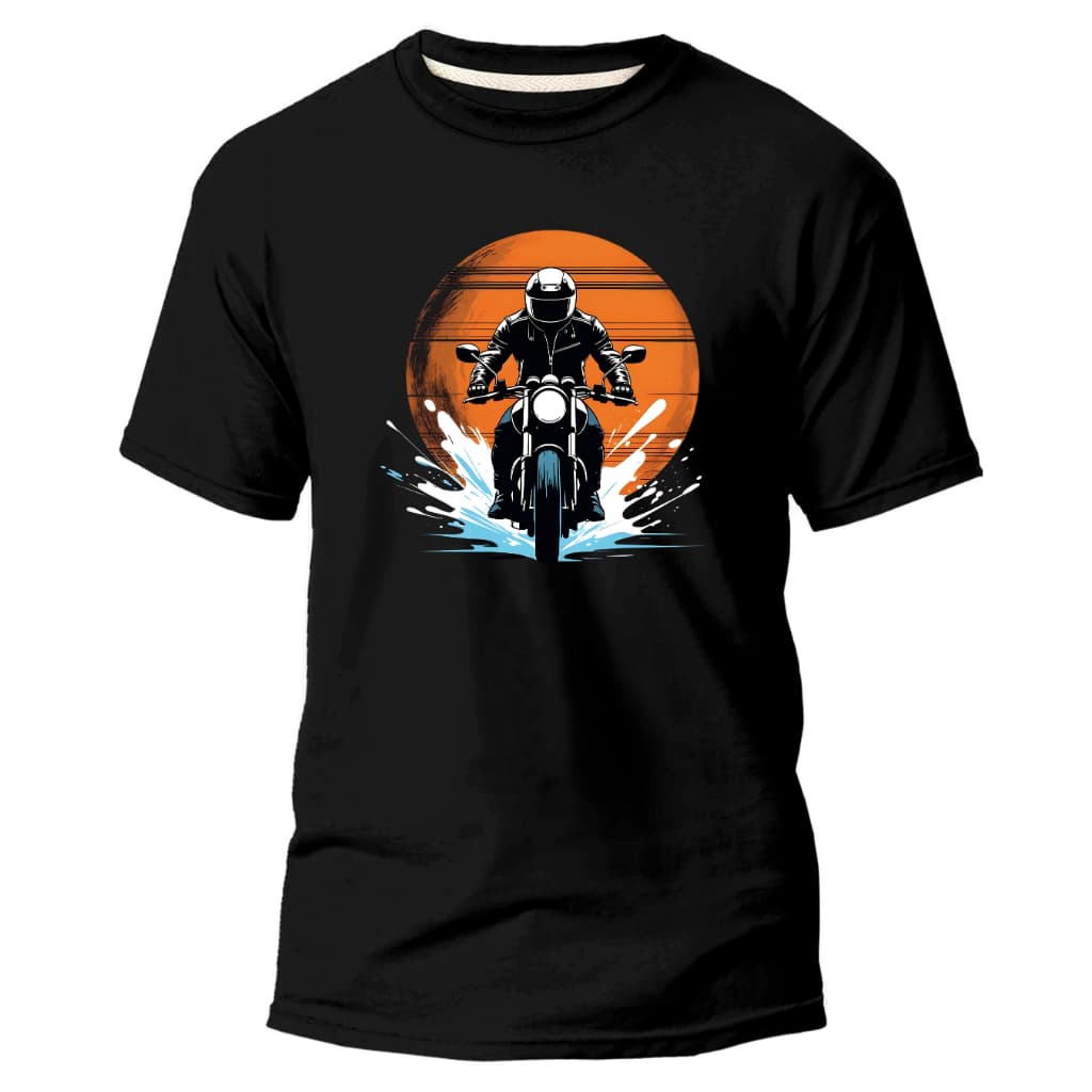 Camiseta Adulto Paixão Por Moto 100% Algodão Unissex
