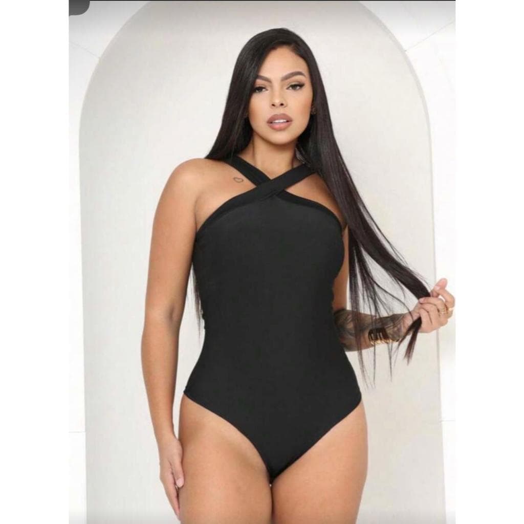 Body Alça X com Bojo Suplex Elegante