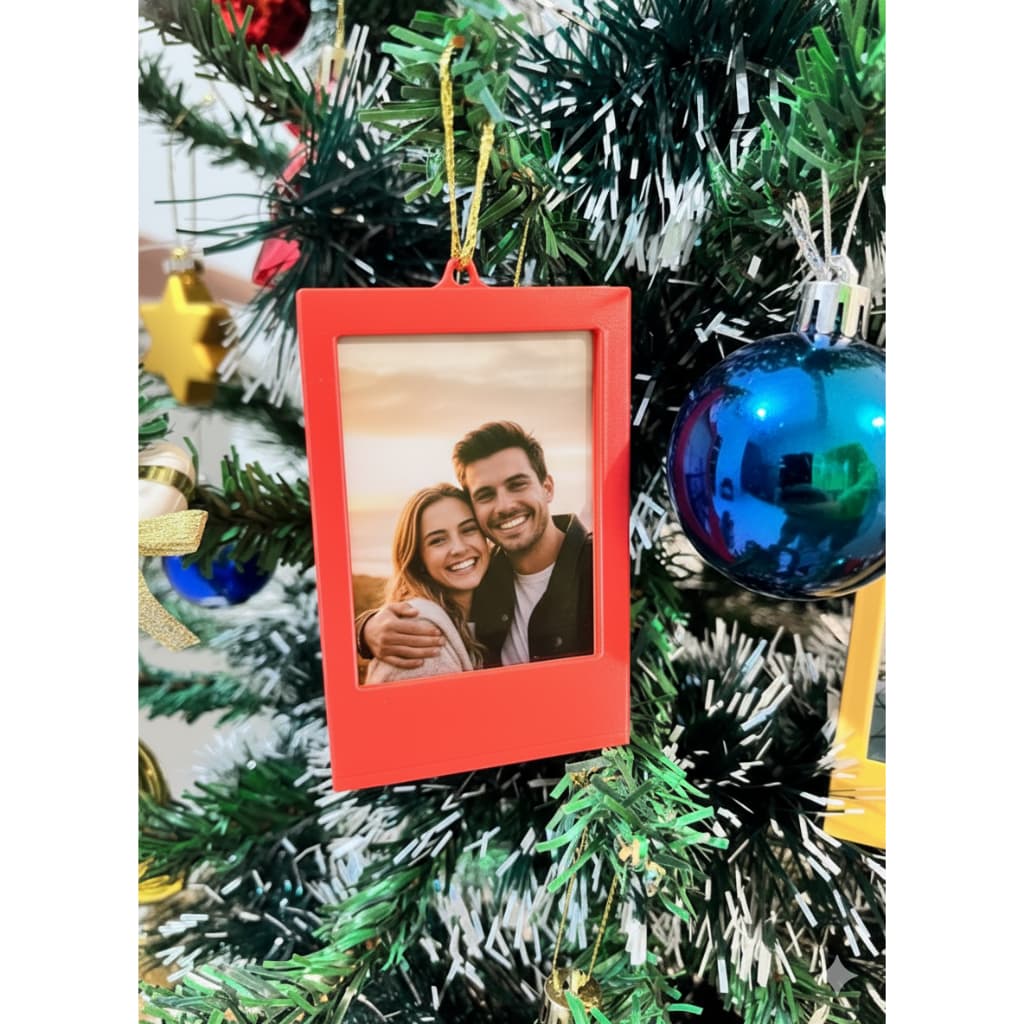 Natal Enfeites de Árvore fotos instax 8x5 KIT 05 Unidades