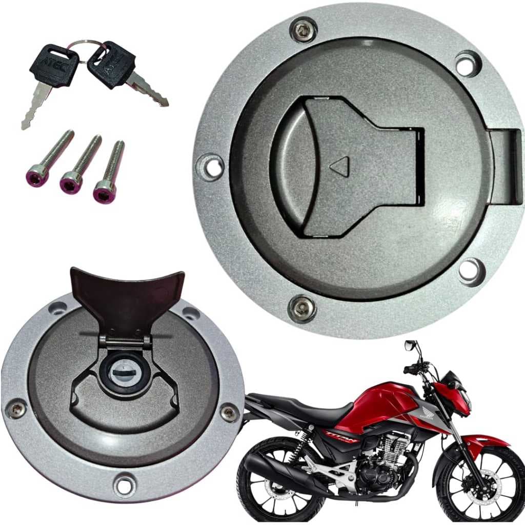 Tampa Tanque Combustivel, Honda CG 160 / Titan 160 / Fan 160 / Xre 190 / CB 250 Twister.