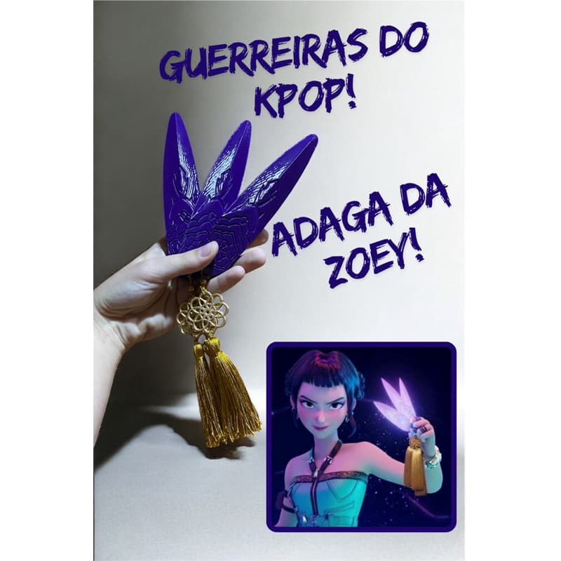 💜Adaga da Zoey | Guerreiras do kpop | Caçadoras | Huntrix | Shin-kal Zoey💜