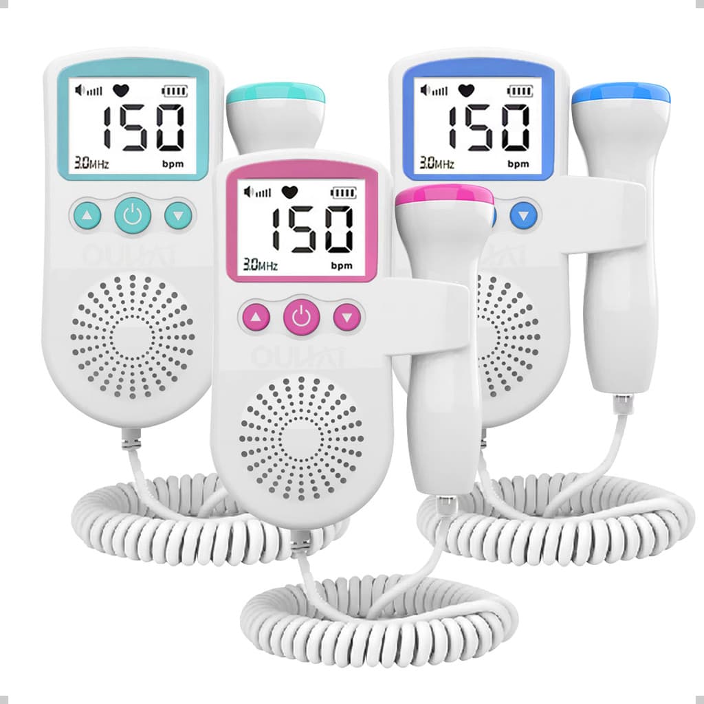 Monitor Fetal Doppler Ultrassom Ouvir Batimentos Bebe