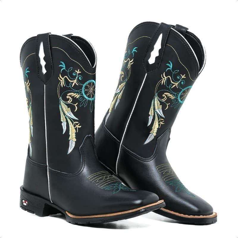 Botina Bota Texana Country Feminino Estilo Conforto