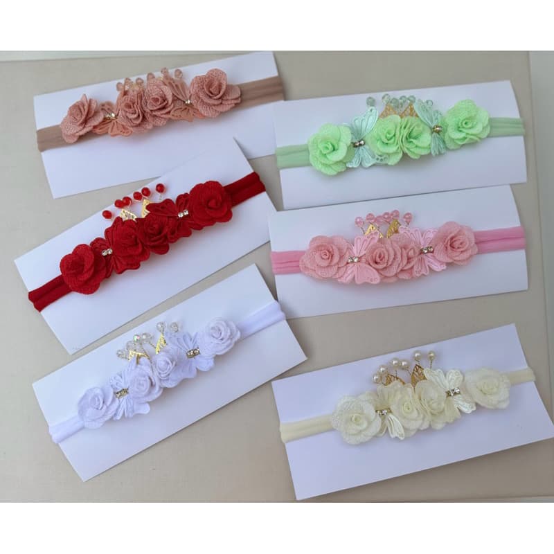 Tiara Bebê Delicada com Flores 🌸 Faixinha Infantil para Festa, Ensaio e Dia a Dia, jardim encantado, jardim de flores