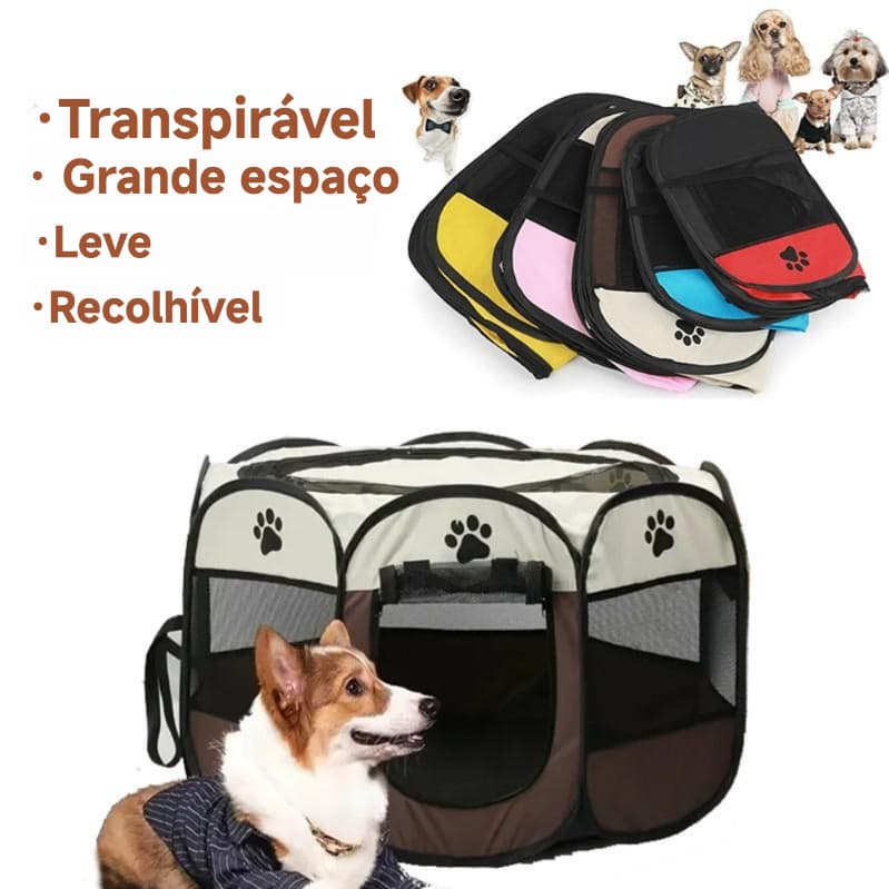 114*114*58cmTenda octogonal dobrável para animais de estimação, cama resistente a arranhões, cama para cães, cama para g