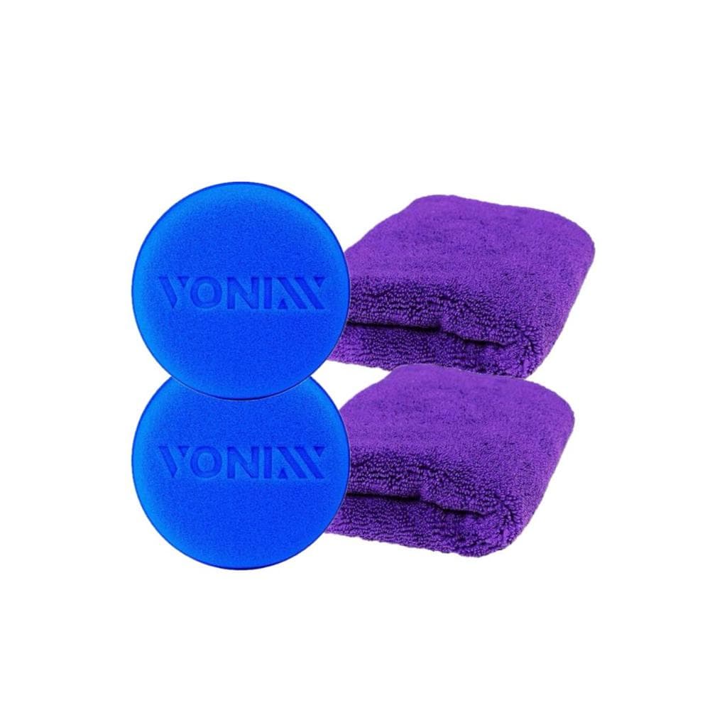 2 Aplicador De Espuma Vonixx 2 Toalha De Microfibra Zacs 40x60 Top