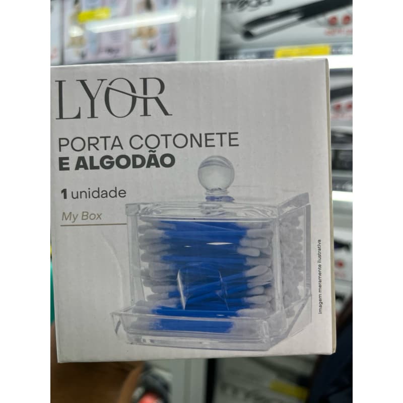 porta cotonete algodão