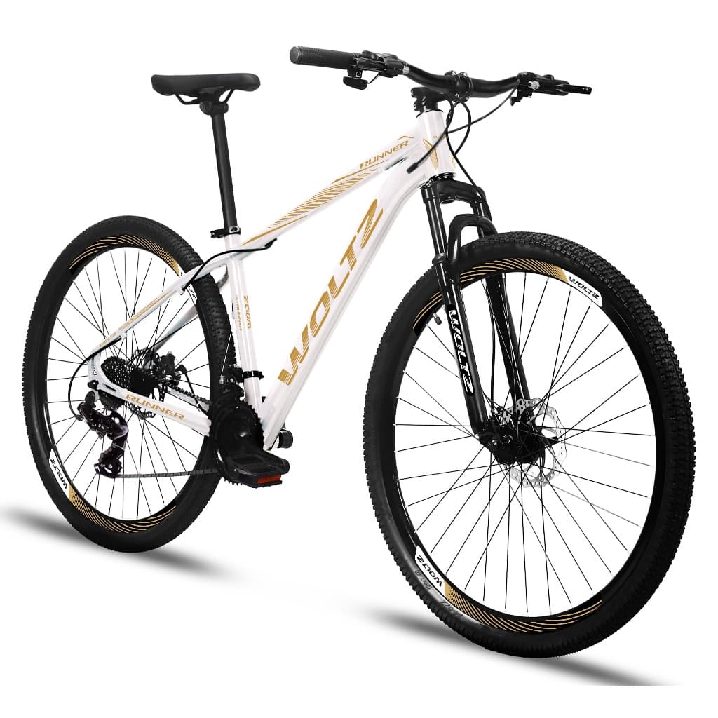 Bicicleta Aro 29 Woltz Runner 21 Marchas Freios A Disco Quadro de alumínio