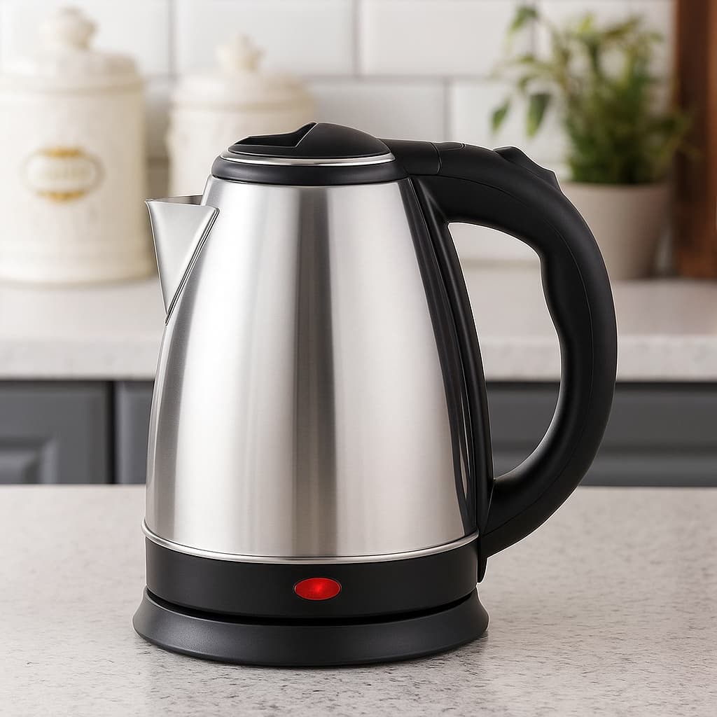 Chaleira Elétrica Bule Jarra Inox 2L para Chá e Café Prata 127v
