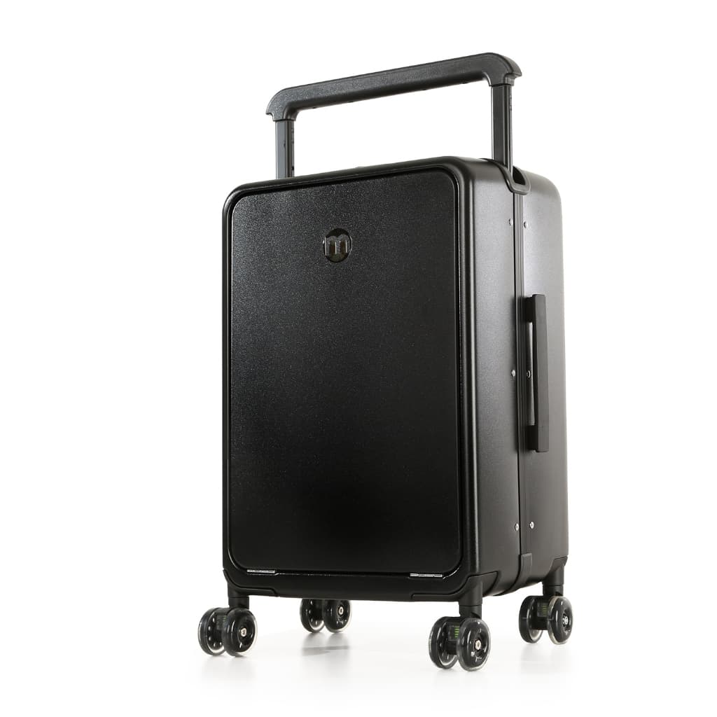 Mala de Viagem Pequena de Bordo 10 kg Policarbonato Chicago Maloa Preto