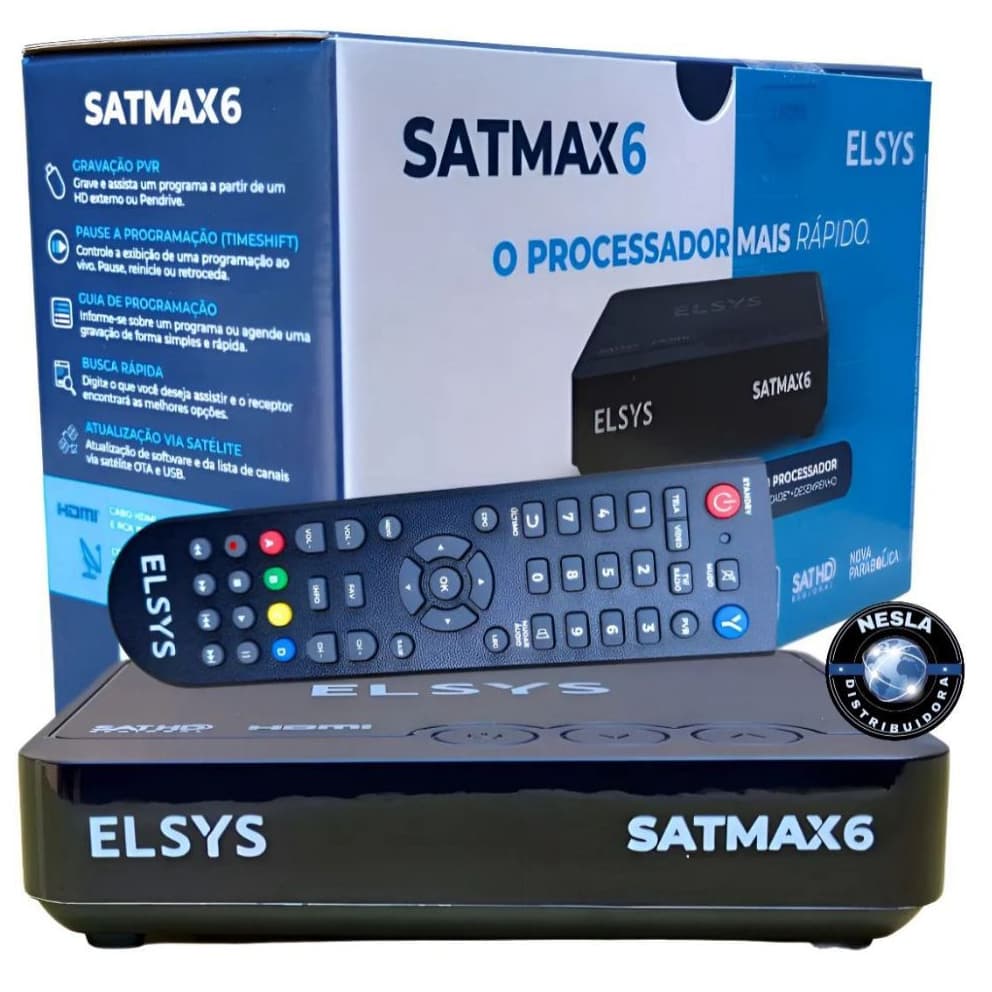 RECEPTOR DE TV DIGITAL - ELSYS SATMAX6 ETRS72
