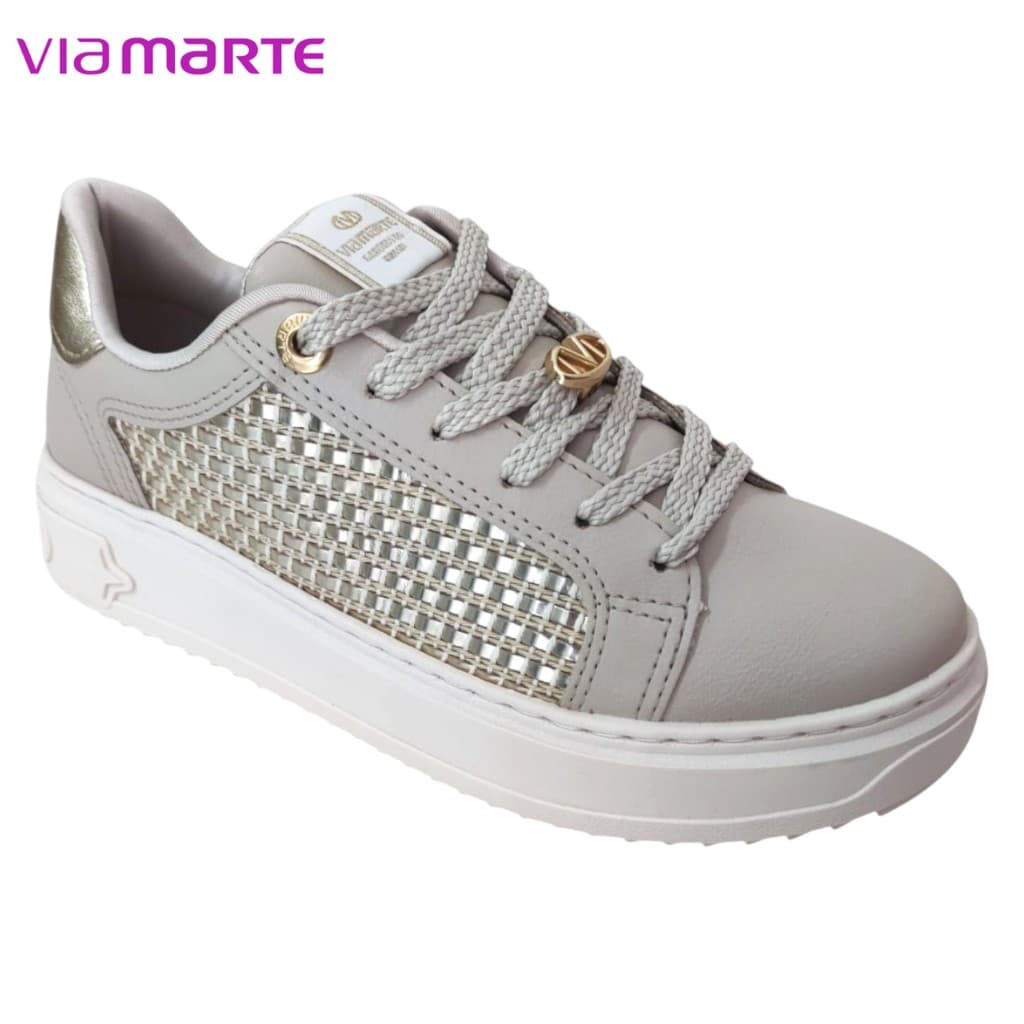Tênis Casual Feminino Via Marte 055038-03 Leve Estiloso