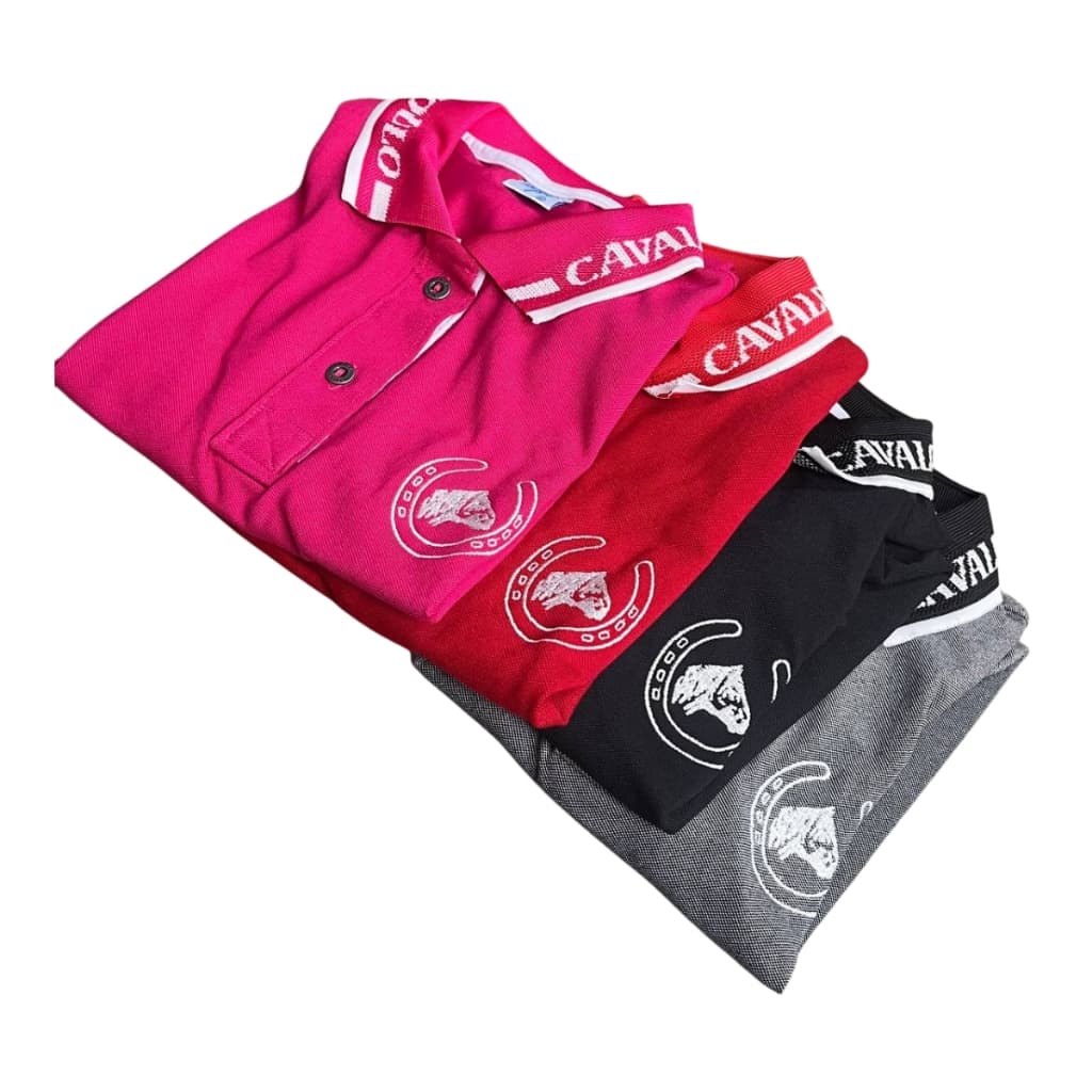 Polo Feminina - Camiseta Estilo Gaúcho com Bordado Exclusivo e Modelagem Confortável