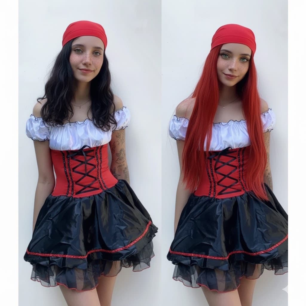 Fantasia Pirata Luxo  Infantil e Adulto Carnaval Festa a fantasia