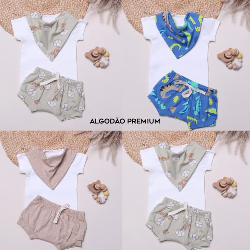 conjunto bebe menino minimalista/ algodão premium 3 peças