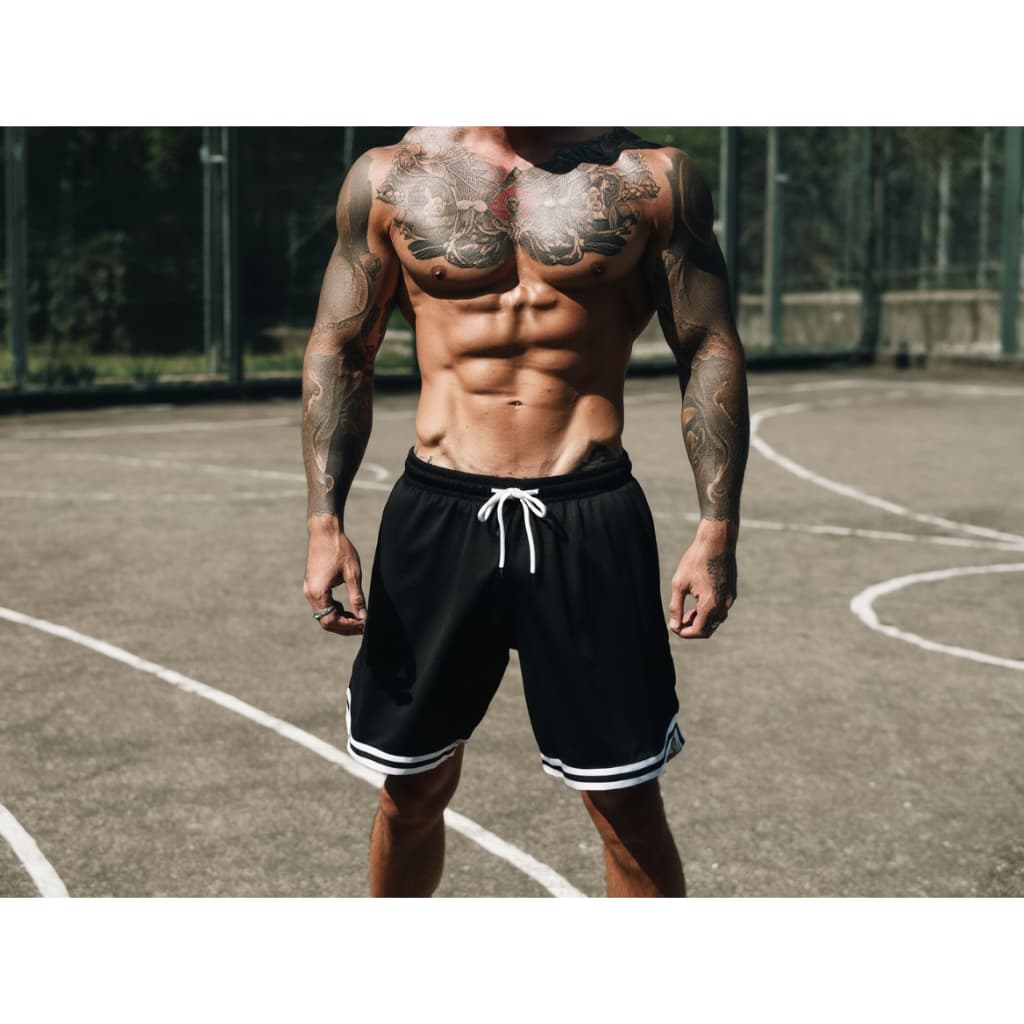 Short Masculino De Basquete Estiloso Têndencia Na Moda