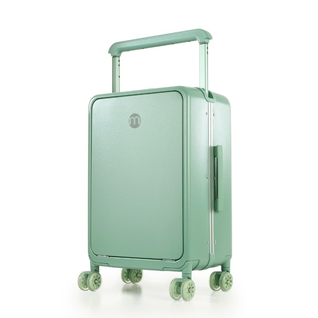 Mala de Viagem Pequena de Bordo 10 kg Policarbonato Chicago Maloa Verde