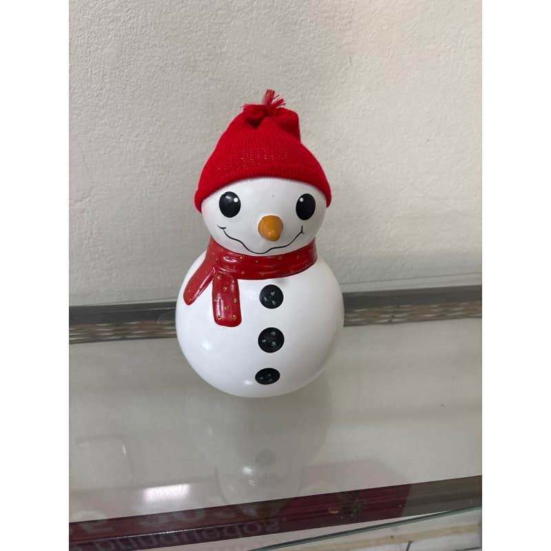 Boneco de neve em gesso