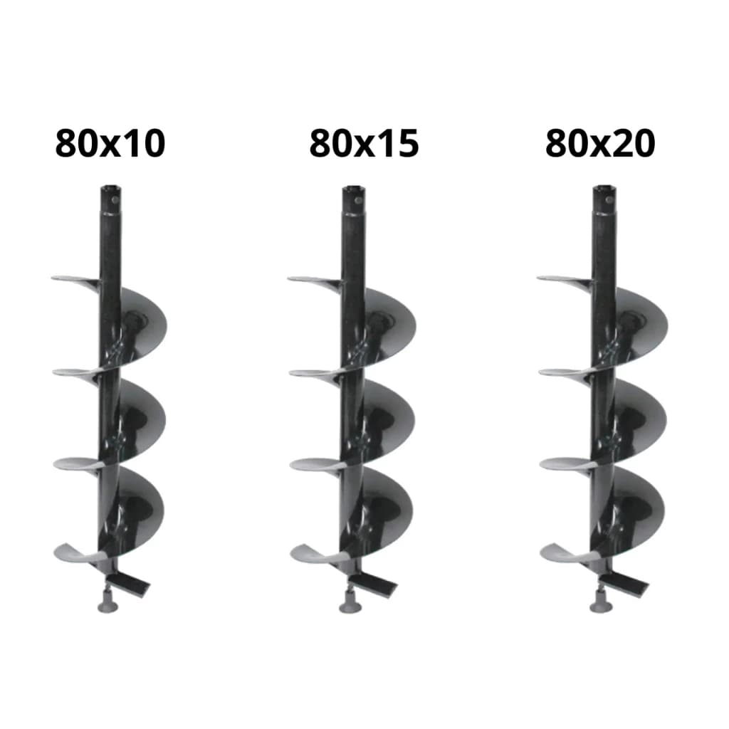 BROCAS 80cm X 10cm ou 80cm X 15cm ou 80cmx20cm Para Perfurador De Solo