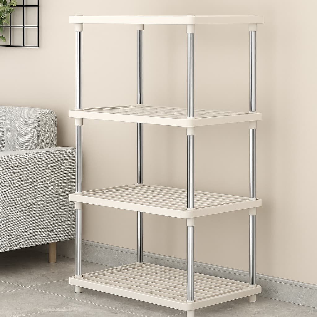 Estante Organizadora Multiuso 4 Prateleiras Pratico e Bonito Para Sua Casa! ENVIO IMEDIATO!