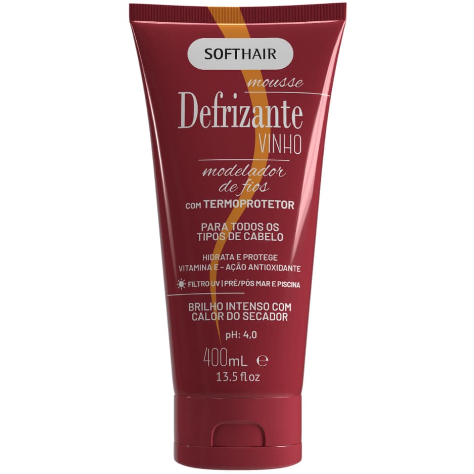 Defrizante Vinho 400ml Softhair
