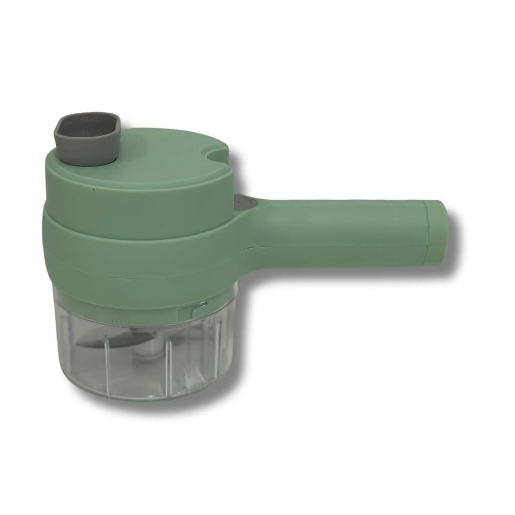 Mini Triturador Moderno Verde Liso Elétrico 4 Em 1 Portátil Para Legumes Novo Envio Imediato