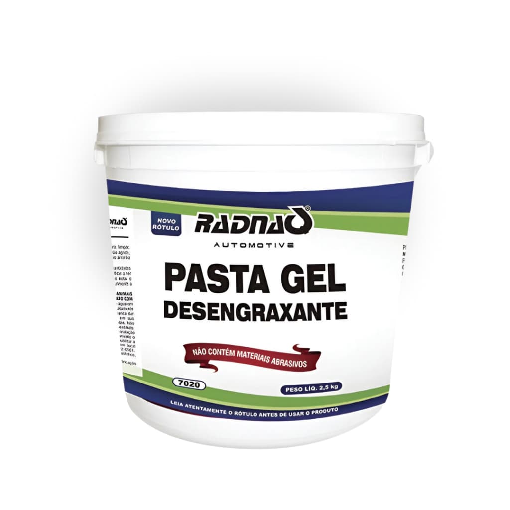 Pasta Gel Desengraxante Radnaq Limpeza Das Mãos 2,5kg